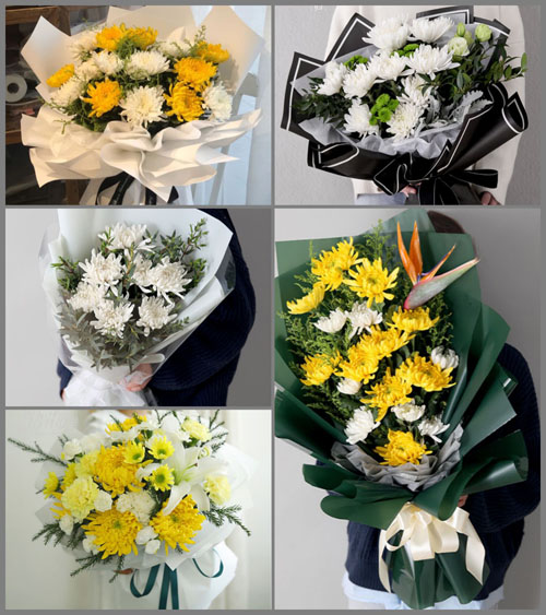 浙江省台州玉环县沙门镇瑶坑村白事花束代送